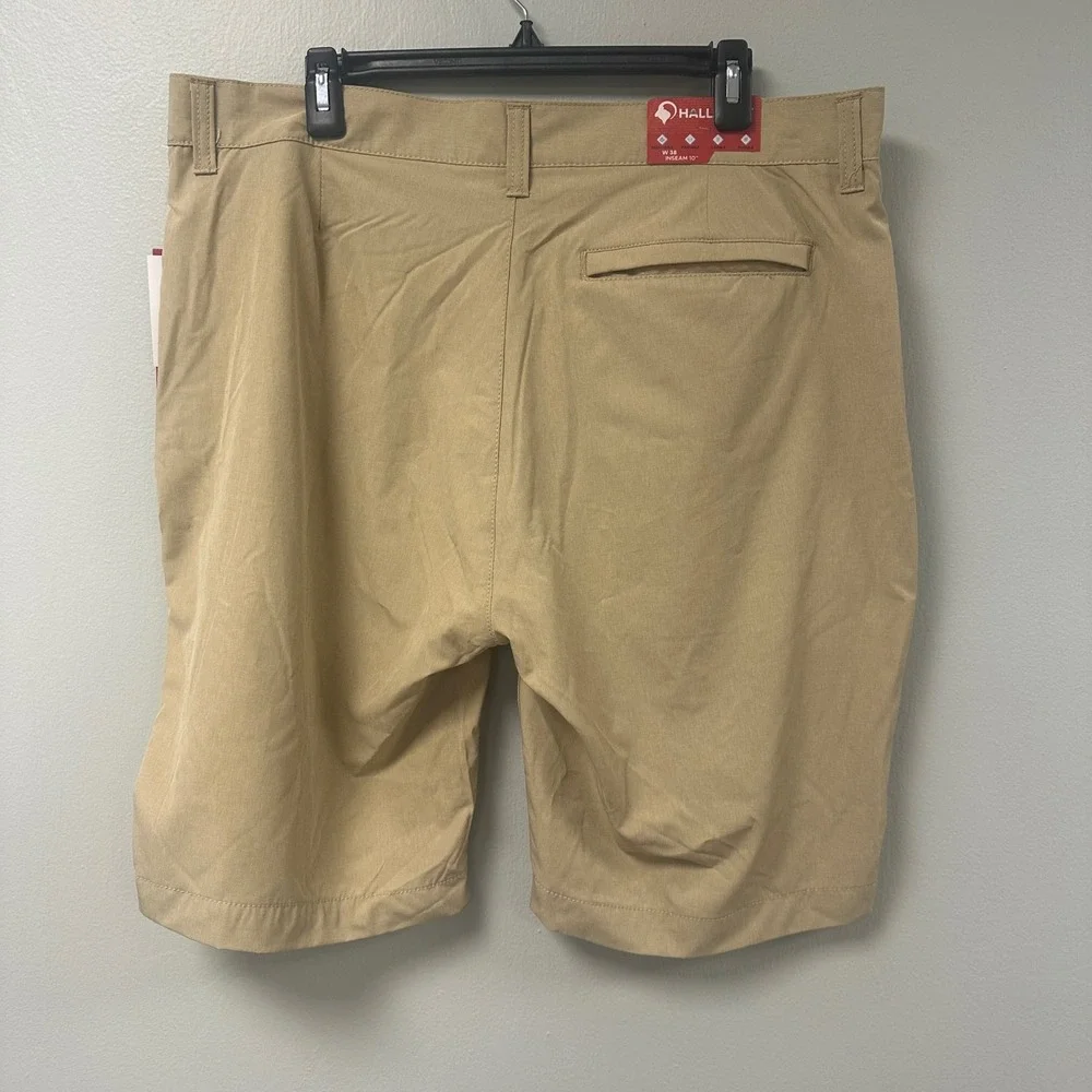 Hallstatt Mens Khaki Performance Shorts Size 38 10